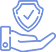 Icon of a helping hand to depict Dr. Ginny Estupinian and how she provides expert leadership programs