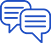 An icon representing critical workplace conversations and conflict resolution solutions provided by Dr. Ginny Estupinian, clinical psychologist and corporate consultant