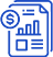 Icon of financial papers