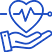 An icon of a hand holding a beating heart, symbolizing Dr. Ginny Estupinian’s compassionate, science-based approach to diagnosing and healing workplace toxicity